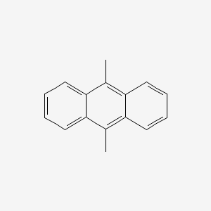 Chemical structure of 9,10-Dimethylanthracene