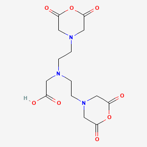 Chemical structure of DTPA dianhydride