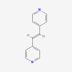 Chemical structure of 1,2-Di(4-pyridyl)ethylene