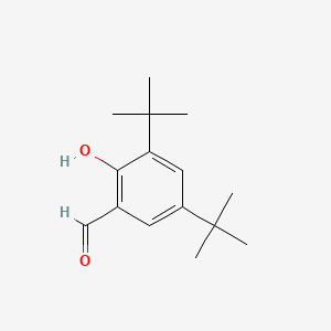 Chemical structure of 3,5-Di-tert-butylsalicylaldehyde