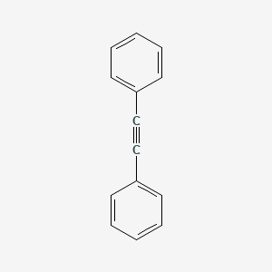 Chemical structure of Diphenylacetylene