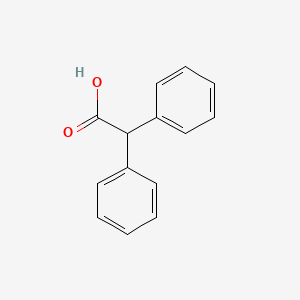 Chemical structure of Diphenylacetic acid