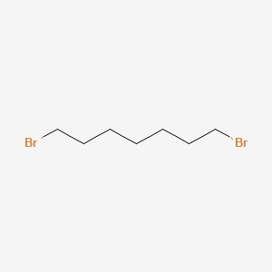 Chemical structure of 1,7-Dibromoheptane
