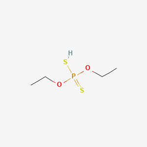 Chemical structure of O,O-Diethyl dithiophosphate