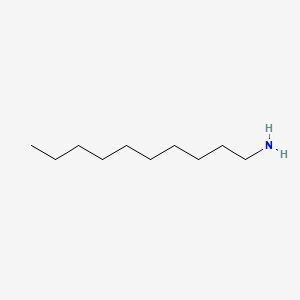 Chemical structure of Decylamine