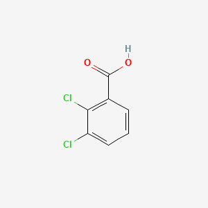 Chemical structure of 2,3-Dichlorobenzoic acid