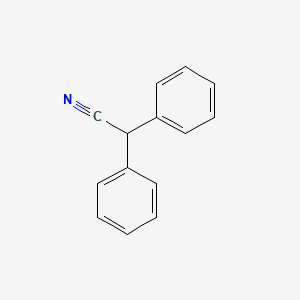 Chemical structure of Diphenylacetonitrile