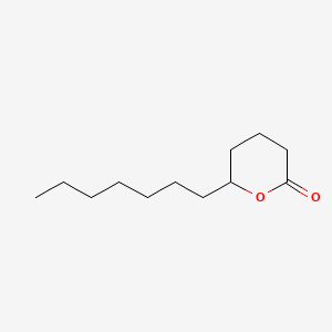 Chemical structure of δ-Dodecalactone