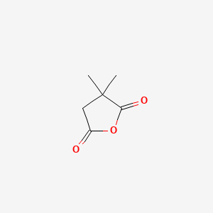 Chemical structure of 2,2-Dimethylsuccinic anhydride