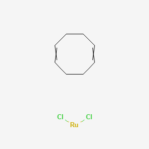 Chemical structure of (1,5-Cyclooctadiene)ruthenium chloride