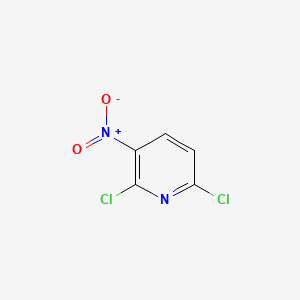 Chemical structure of 2,6-Dichloro-3-nitropyridine