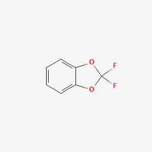 Chemical structure of 2,2-Difluoro-1,3-benzodioxole