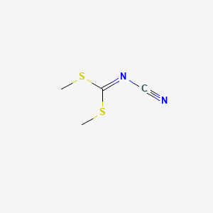 Chemical structure of Dimethyl N-Cyanodithiocarbonimidate