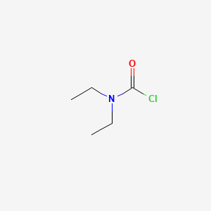 Chemical structure of Diethylcarbamoyl chloride