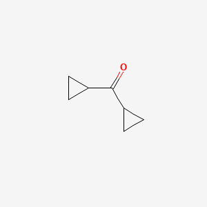 Chemical structure of Dicyclopropyl Ketone