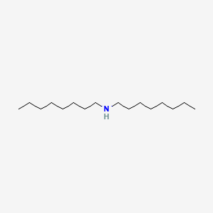 Chemical structure of Dioctylamine