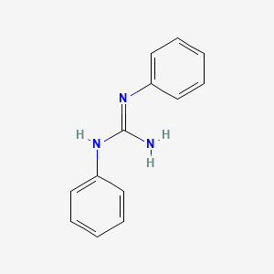 Chemical structure of Diphenylguanidine