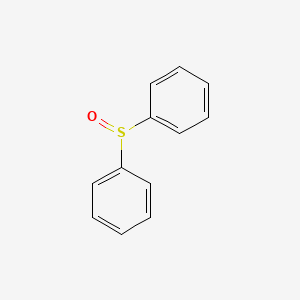 Chemical structure of Diphenyl sulfoxide