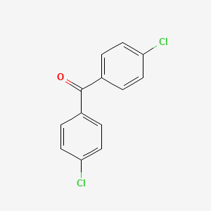 Chemical structure of 4,4'-Dichlorobenzophenone