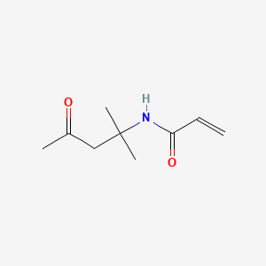 Chemical structure of Diacetone Acrylamide