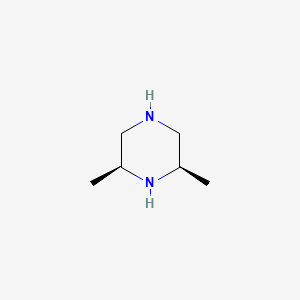 Chemical structure of cis-2,6-Dimethylpiperazine