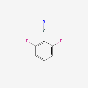 Chemical structure of 2,6-Difluorobenzonitrile