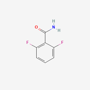Chemical structure of 2,6-Difluorobenzamide