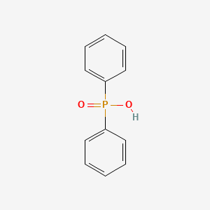 Chemical structure of Diphenylphosphinic acid