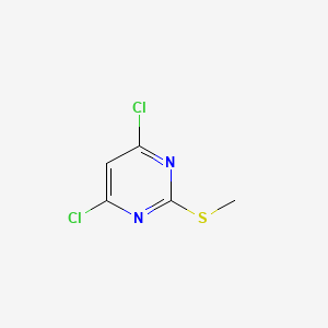 Chemical structure of 4,6-Dichloro-2-(methylthio)pyrimidine