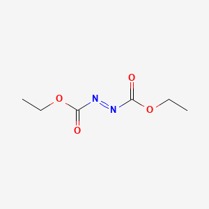 Chemical structure of Diethyl azodicarboxylate