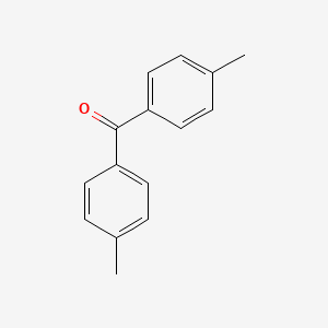 Chemical structure of 4,4'-Dimethylbenzophenone