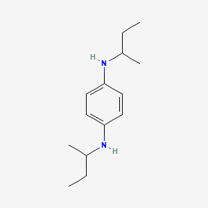 Chemical structure of N,N'-Di-sec-butyl-p-phenylenediamine