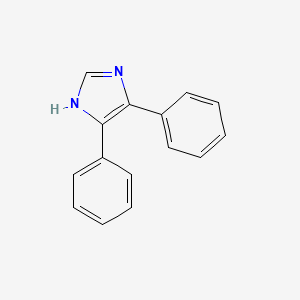 Chemical structure of 4,5-Diphenylimidazole