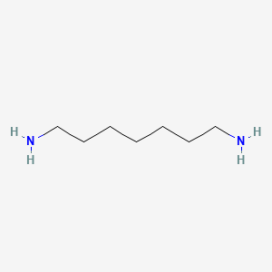 Chemical structure of 1,7-Diaminoheptane