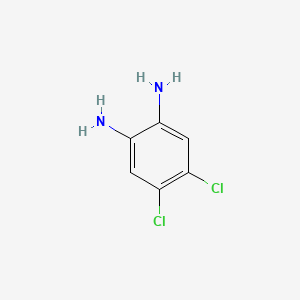 Chemical structure of 4,5-Dichloro-o-phenylenediamine