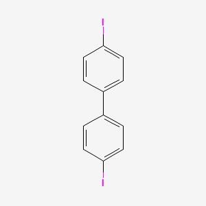 Chemical structure of 4,4'-Diiodobiphenyl