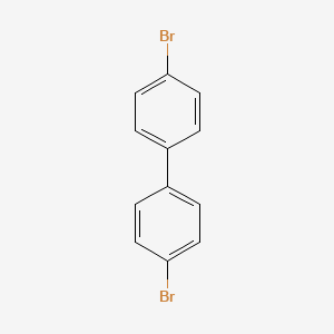 Chemical structure of 4,4'-Dibromobiphenyl