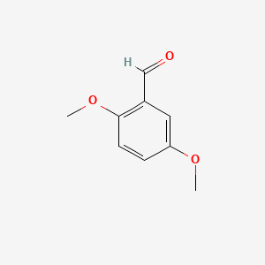 Chemical structure of 2,5-Dimethoxybenzaldehyde