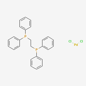 Chemical structure of [1,2-Bis(diphenylphosphino)ethane]dichloropalladium(II)