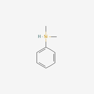 Chemical structure of Dimethylphenylsilane