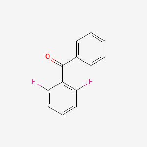 Chemical structure of 2,6-Difluorobenzophenone