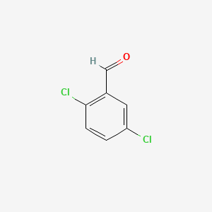 Chemical structure of 2,5-Dichlorobenzaldehyde