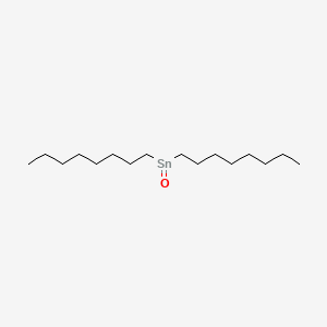 Chemical structure of Dioctyltin oxide