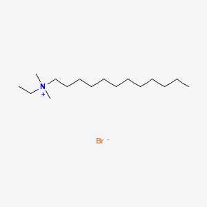 Chemical structure of Dodecylethyldimethylammonium bromide