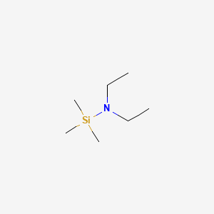 Chemical structure of N,N-Diethyltrimethylsilylamine
