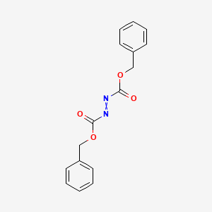 Chemical structure of Dibenzyl azodicarboxylate