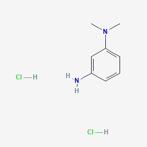 Chemical structure of N,N-Dimethyl-m-phenylenediamine dihydrochloride