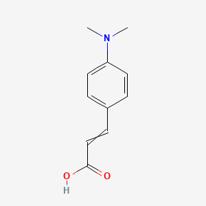 Chemical structure of 4-(Dimethylamino)cinnamic acid