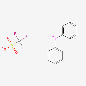 Chemical structure of Diphenyliodonium triflate