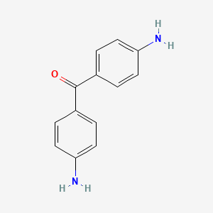 Chemical structure of 4,4'-Diaminobenzophenone